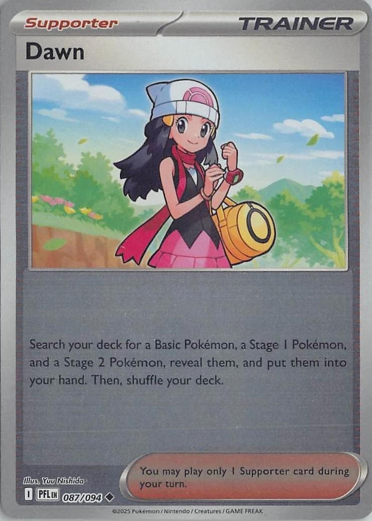 Phantasmal Flames Dawn [Reverse Holo] Pokémon card
